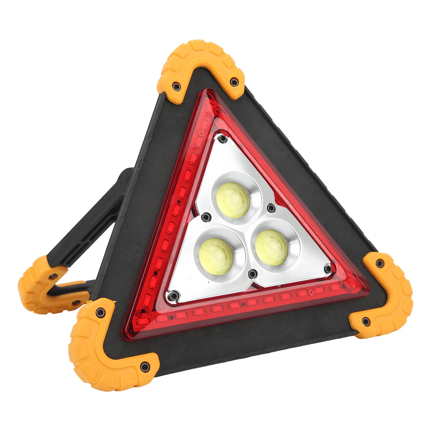 Solar Emergency Triangular Warning Light Safety Emergency Breakdown Alarm Lamp Portable Solar Light For Camping Working