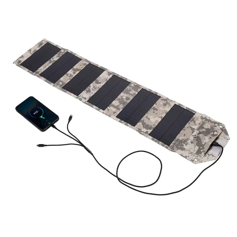 60W/80W/100W Folding Solar Panel Portable Battery Charger for Cell Phone Outdoor Waterproof Power Bank for Camping Accessories