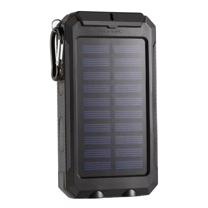 Solar Panel DIY Power Bank Case Charge Storage Box Dual USB Power Bank Shell SOS Light Flashing Light Compass Power Bank Box
