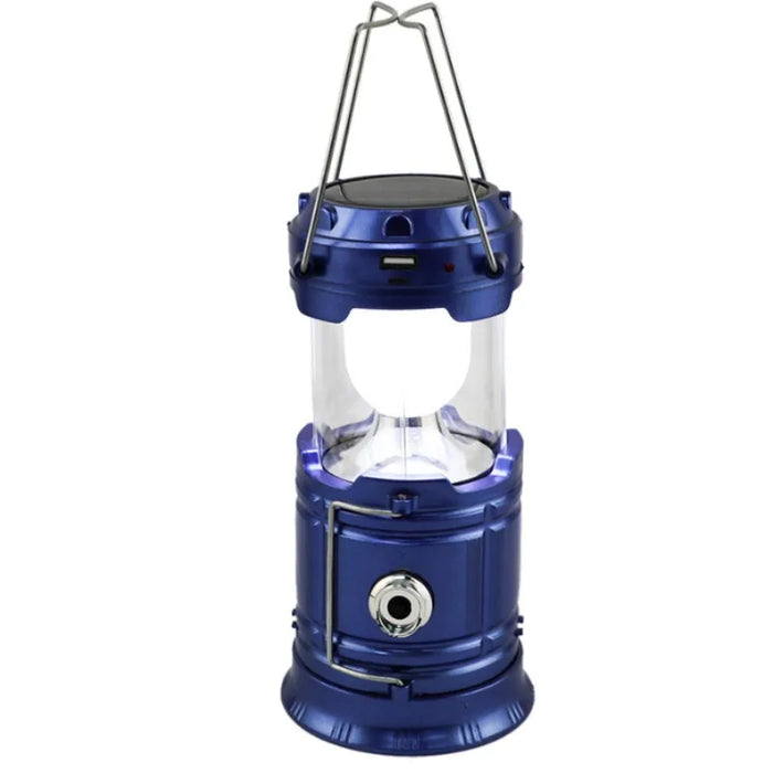 Powerful Solar LED Camping Lantern Outdoor Camp Tent Lamp USB Rechargeable Portable Emergency Lights Stretch Hang Lantern