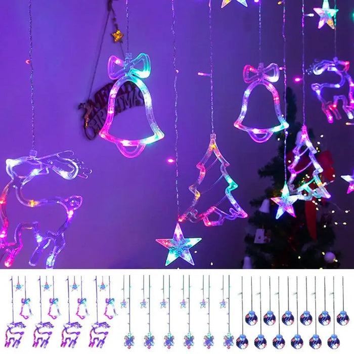 Christmas Star Lights LED Window Lights Star Christmas Lights Indoor Window Lights Christmas Decorations For Window And Walls
