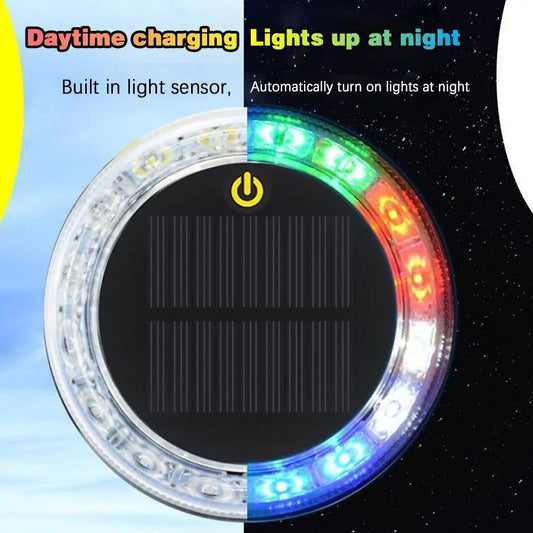 Car Solar Warning Light Multi Mode Touch Control Sensitive Flashing Lights Magnetic Light Sensing Car Accessories For Trucks SUV