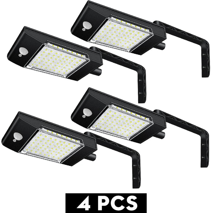 Solar Flood Lights Outdoor 360 Degree Swiveling Solar Security Lamp Solar Motion Sensor Light Ecofriendly and Energy Saving