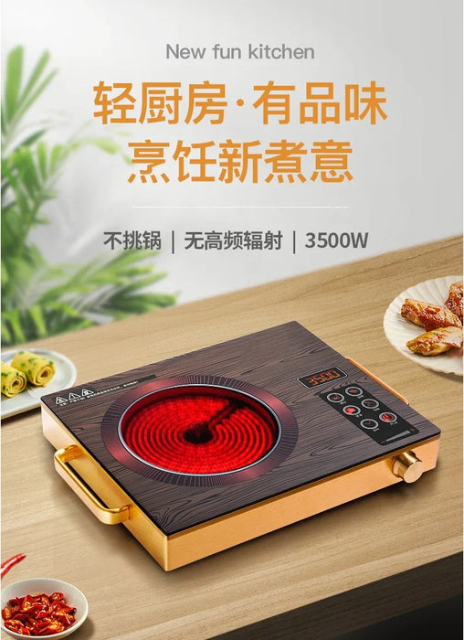 Solar Powered Stove Cooker 12v Dc 600W Battery Powered Cooker Ceramic Cooktops