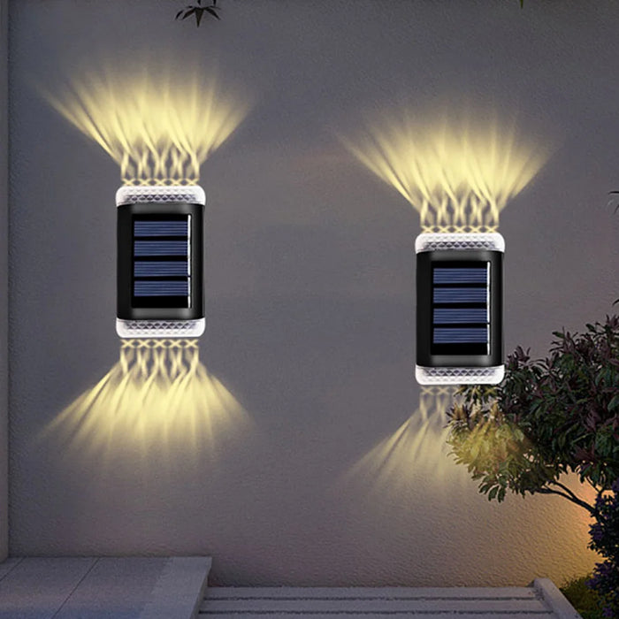 Solar Wall Light Outdoor Waterproof Balcony Wall Lights for Courtyard Street Landscape Garden Decor Lamp Solar Outdoor Wall Lamp