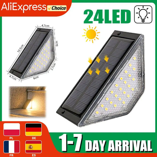 Solar Pathway Lights Waterproof Upgraded Walkway Landscape Outdoor Driveway Auto On/Off Lights for Yard Lawn Patio