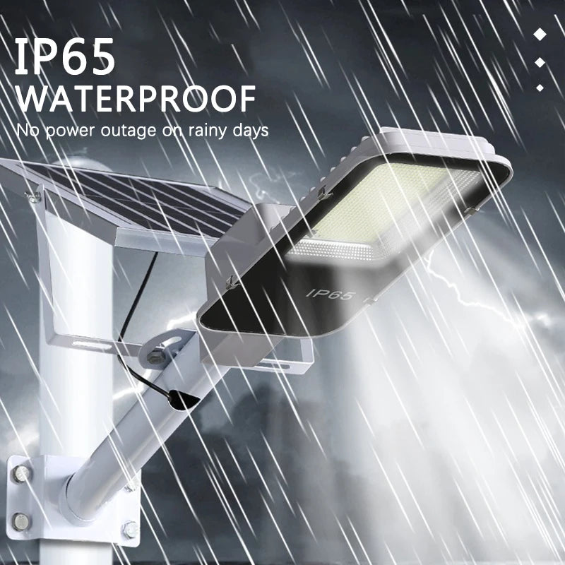 Led Solar Street Light Outdoor Garden IP65 Waterproof Solar Light 50-200W Courtyard Porch Balcony Garage Dusk To Dawn Wall Lamp