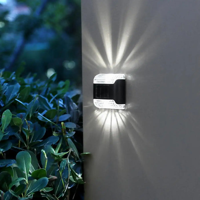 Solar Lights Outdoor Wall Waterproof Up and Down Wall Lights Garden Ambient Light for Garden Decoration Fence Patio Garage