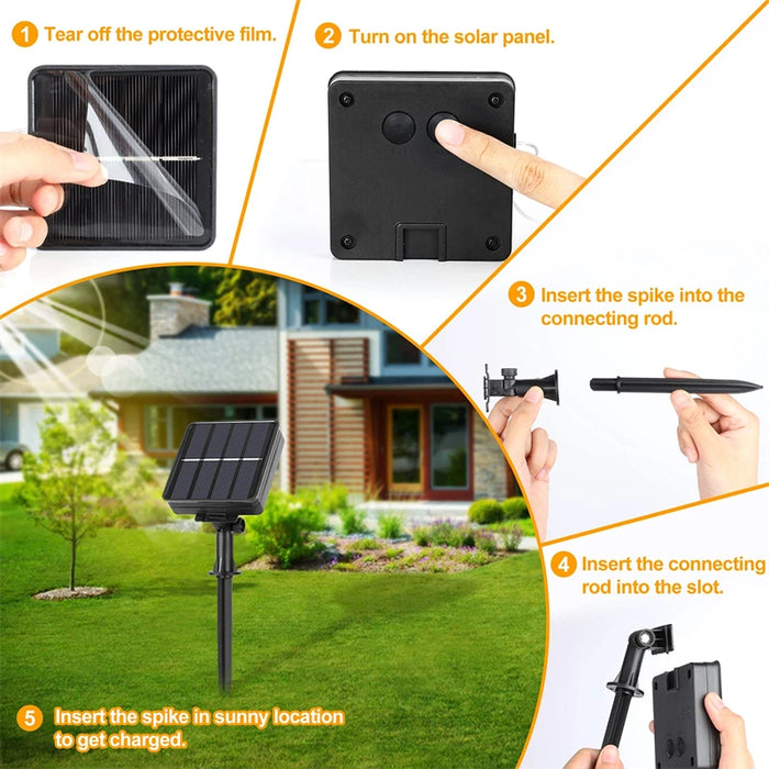 Solar String Outdoor LED Light Garden Fairy Lights 7m/12m/22m/32m/52m/102m Led Twinkle Waterproof Lamp for Christmas Party Decor