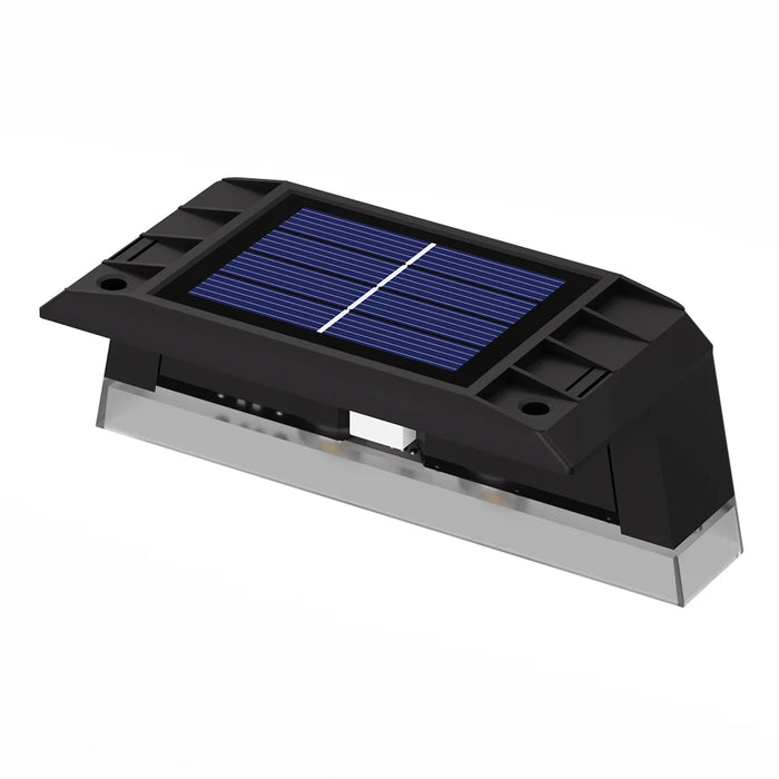 Solar Powered Wall Mounted LED Lights (2/3/4 LED) Automatic Night Lighting, Weather Resistant, Ideal for Outdoor Walls, Fences