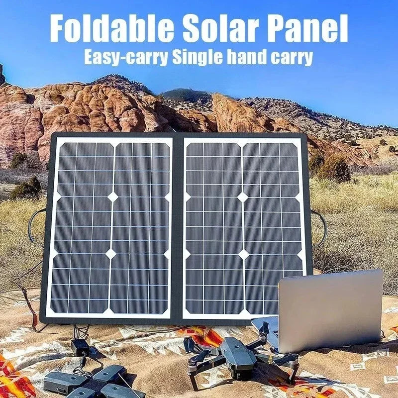 1000W 18V Portable Foldable Solar Panel Kit Complete Solar Power Station for Car Boat Caravan Camping Outdoor