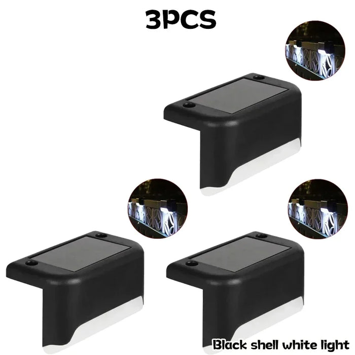 1~10pcs Solar Deck Lights Outdoor Step Lights Waterproof Led Solar Lights for Railing Stairs Step Fence Yard Patio and Pathway