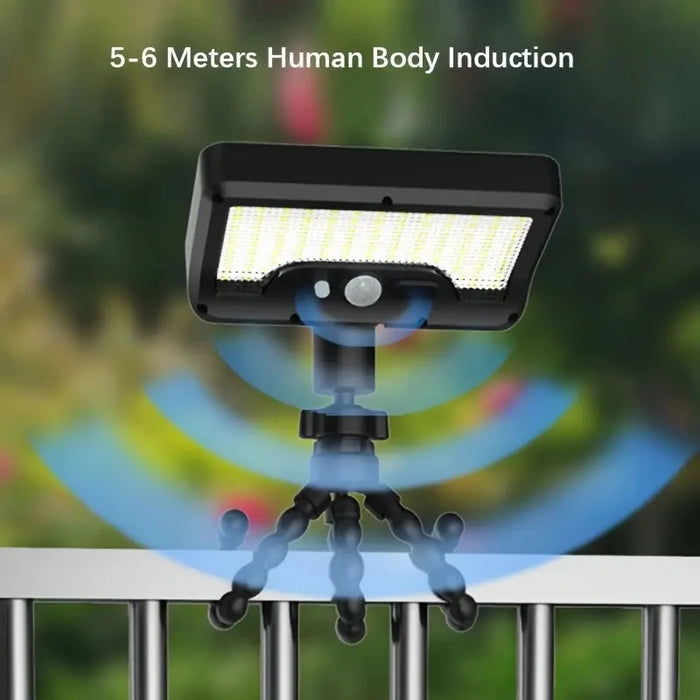 Solar Wall Light Solar Powered Flood Light Auto On/Off Motion Sensor Outside Yard Lamp Security Porch Light for Garden Yard Path