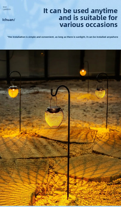 Solar Lantern Courtyard Light Outdoor Landscape Balcony Home Decoration Garden Solar Courtyard Light