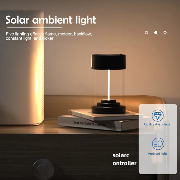 Solar Camping Light Tent Lights Rechargeable LED Solar Night Light 5 Modes Ornament Outdoor Weddings Celebrations Picnics Campin