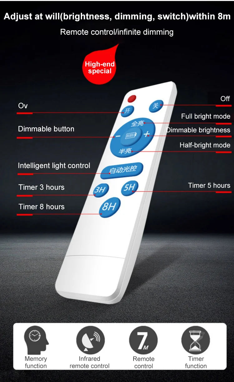 Super Bright Garden Light Solar Street Light Outdoor IP67 Waterproof Automatic Dusk to Dawn 50W 4000mah Solar Street For Home