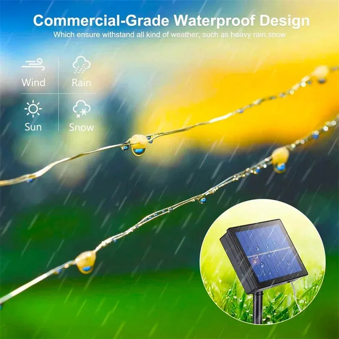 LED Solar String Light Outdoor Garden Fairy Lights 400 Leds Waterproof Lamp for Christmas Party Decor 7m/12m/22m/32m/40m