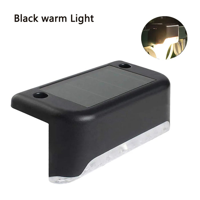 LED Solar Step Lamp Outdoor Path Stair Light Garden LED Lights Waterproof Balcony Light solar lights for garden Step Patio Fence