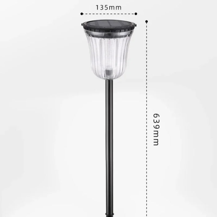 Solar Outdoor Lights New Garden Lamps Powered Waterproof Landscape Path for Yard Backyard Lawn Patio Decorative LED Lighting