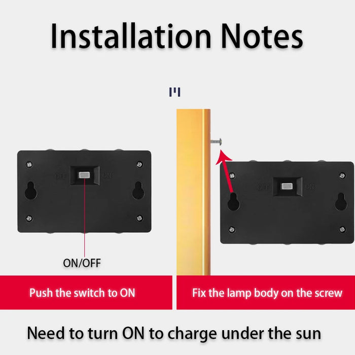 Solar Outdoor Wall Light 10 LED Waterproof Garden Light Courtyard Balustrade Decorative Atmosphere Lamp Down Luminous Solar Lamp