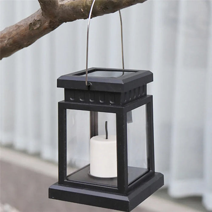 Solar Palace Lantern Outdoor Solar Lights Lawn Landscape Hanging Atmosphere Candle Lamp Floor Yard Garden Decor