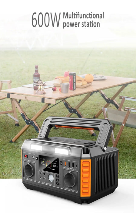 Camping Portable Power Station 1000W 500W 300W 3000W Off Grid Portable Solar Generator Home Emergency Backup Power house