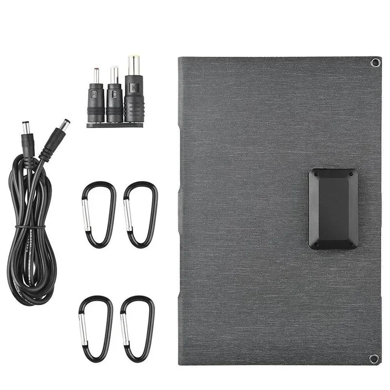 Folding Solar Panel 80W IP65 Waterproof Foldable Solar Charger Portable Solar Panel Charger Outdoor Phone Power Bank for Phone