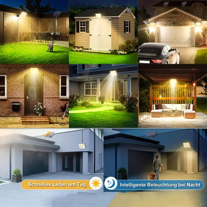 Solar Lights Outdoor Waterproof Motion Sensor 172 LEDs Super Bright 3 Modes Solar Flood Security Light for Outdoor Lights
