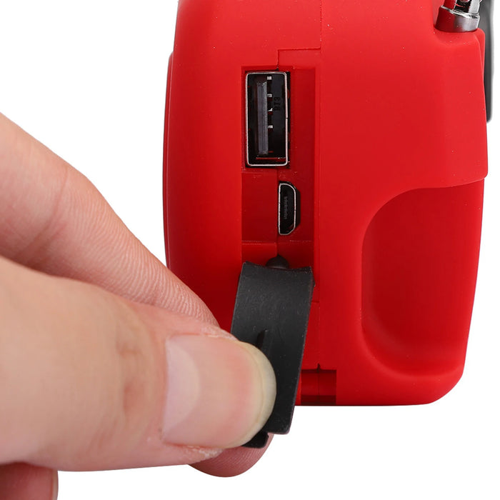 Hand Crank Radio Solar Charging LED Light Electricity Generate Disaster Solar Hand Crank Radio for Radio Emergency Light Radio