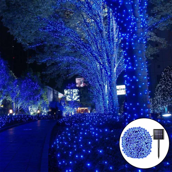 Solar String Lights Outdoor Waterproof Fairy Lights String 8 Mode for Home Gardens Wedding Party Outdoor Tree Decorations