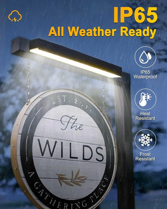 Solar Sign Light Outdoor Ultra Bright Address Lights Solar House Number Light Waterproof Wall Lamp LED Outdoor Sign Lighting