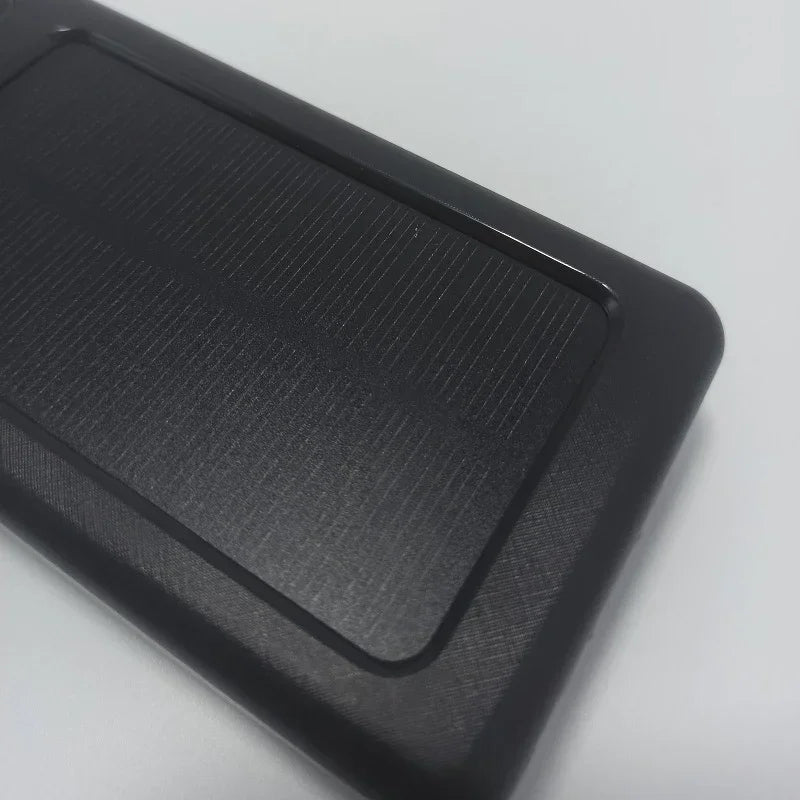 500000MAH  200000mAh 300000mAh Solar BCAK  Power Bank, Convenient Ultra-thin Built-in Cable, Outdoor Camping Mobile Power Supply