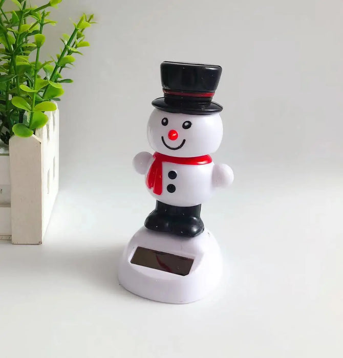 Christmas Desktop Home Decoration Solar Dancing Santa Claus Elk Snowman Merry Christmas Gift Home Accessorie Festival Decoration
