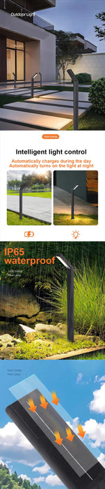 Solar Pathway Lights Outdoor Bright Solar Light IP65Waterproof Solar Powered Garden Lamp for Outside Walkway Patio Path Driveway