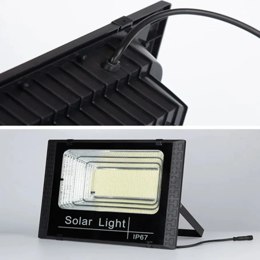 Solar Flood Lights 50W 100W 200W 300W 500W Outdoor Remote Control IP67 Waterproof Solar Power Wall Lamp Street Garden Decoration