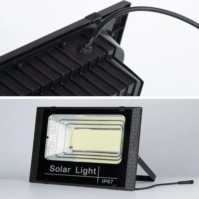 Solar Flood Lights 50W 100W 200W 300W 500W Outdoor Remote Control IP67 Waterproof Solar Power Wall Lamp Street Garden Decoration