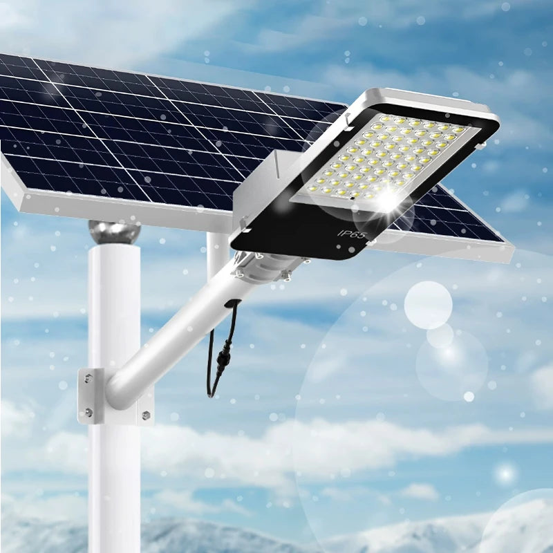 Led Solar Street Light Outdoor Garden IP65 Waterproof Solar Light 50-200W Courtyard Porch Balcony Garage Dusk To Dawn Wall Lamp