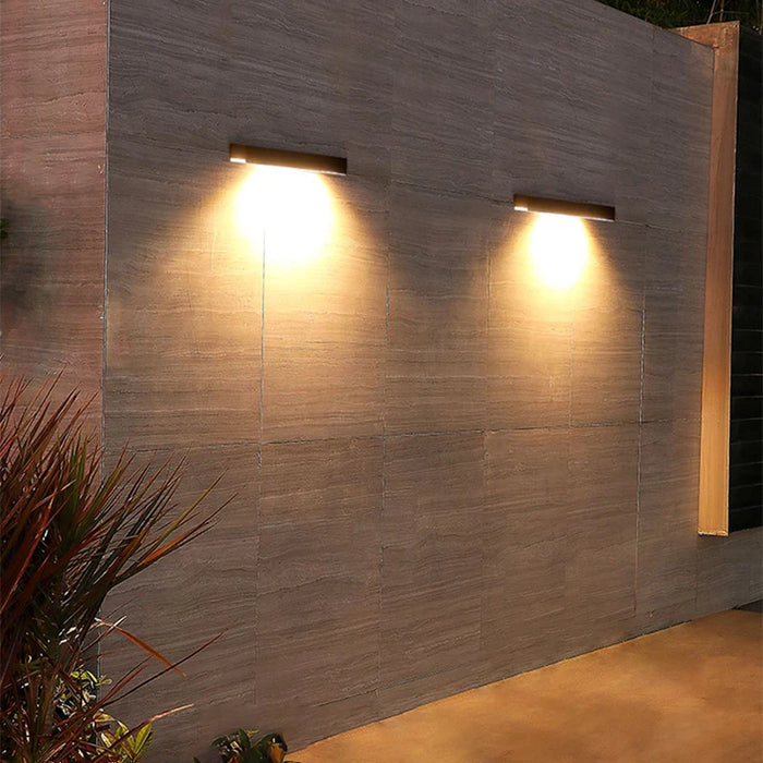Solar Wall Light Outdoor Lighting Waterproof Fixture Doorway Courtyard Garden Balcony Home Decoration LED Solar Wall Lamp