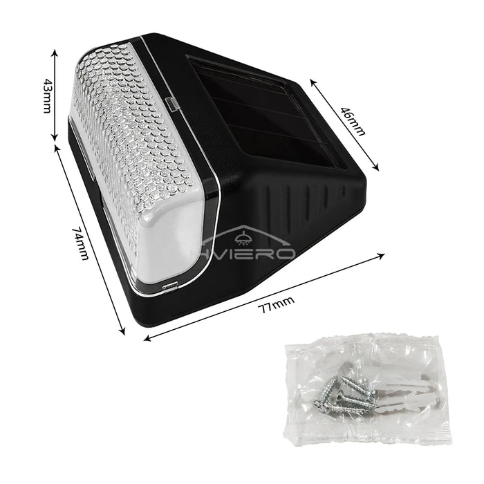 Led Solar Wall Lamps Lighting Ultra Bright Outdoor Rainproof Courtyard Garden Decoration Staircase Steps Fences Induction Light
