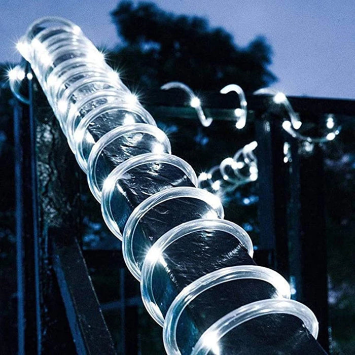 Solar LED Light Path Deck Outdoor Garden Solar String Lights Solar Rope Lights Outdoor Lighting Strips Wedding Christmas Decor