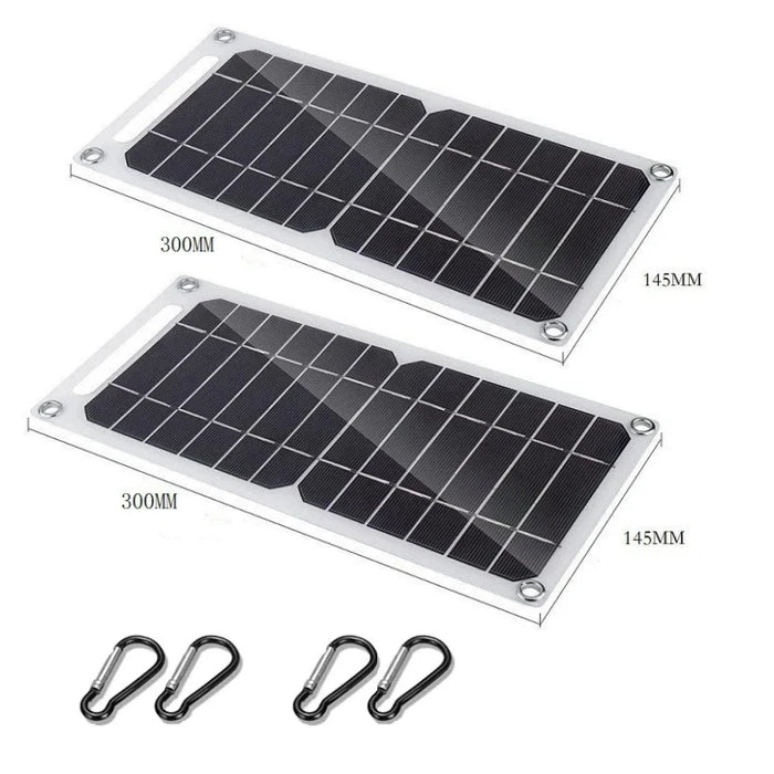 Solar Panel 5V  USB Type-C Charge Portable Flexible Kit  Lightweigh Mini System For  Phones Car Camping Hiking Power Banks IP65