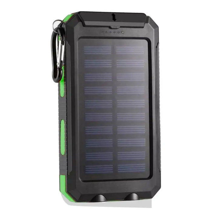 Solar Panel DIY Power Bank Case Charge Storage Box Dual USB Power Bank Shell SOS Light Flashing Light Compass Power Bank Box