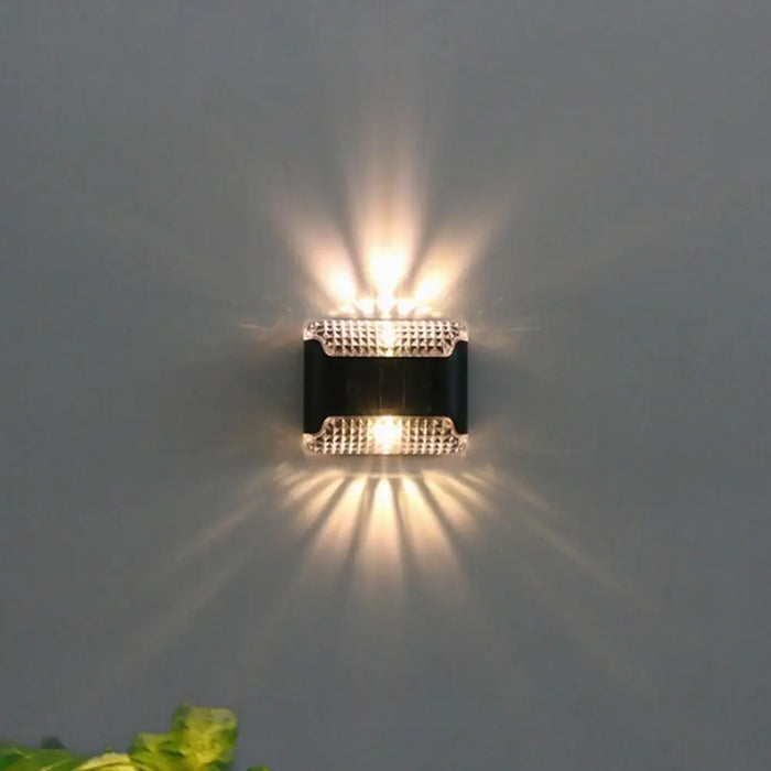 Solar Lights Outdoor Wall Waterproof Up and Down Wall Lights Garden Ambient Light for Garden Decoration Fence Patio Garage