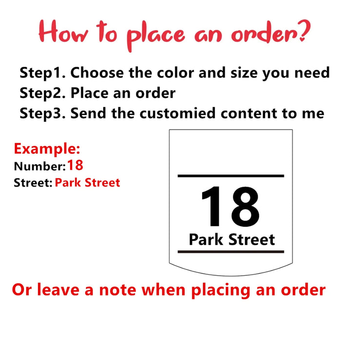 Personalized Solar House Sign Acrylic Plaque LED Customized Address Plaque Outdoor Street Name Solar House Number Sign