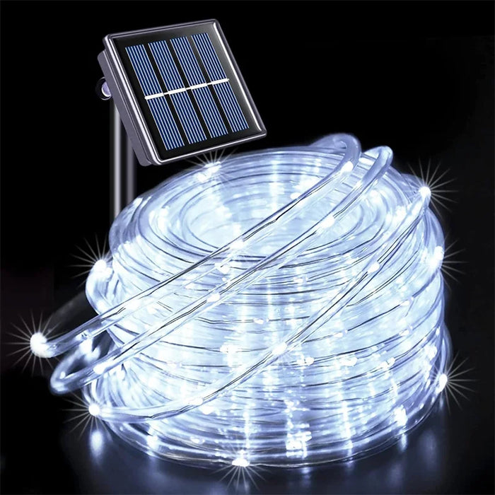 Solar String Light Outdoor Tube Rope Lights Waterproof Tube Lights for Outdoor Home Garden Parties Decor Led Lights Outdoor