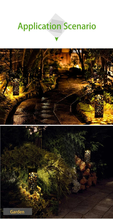 Outdoor Solar LED Solar Lawn Lights Waterproof Garden Decoration Lamp Yard Landscape Patio Pathway Retro Buried Path Light