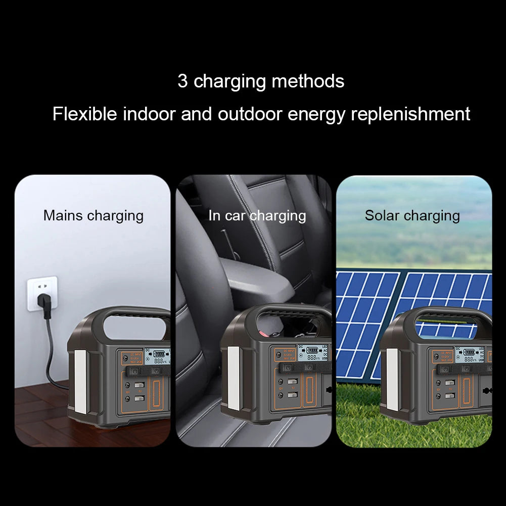110V/220V Solar Power Station 100W Portable Power Generator Outdoor Camping Power Bank Portable Outdoor Generator Power Bank