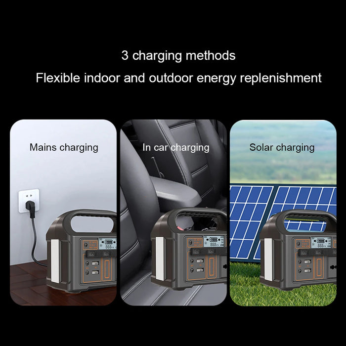 110V/220V Solar Power Station 100W Portable Power Generator Outdoor Camping Power Bank Portable Outdoor Generator Power Bank