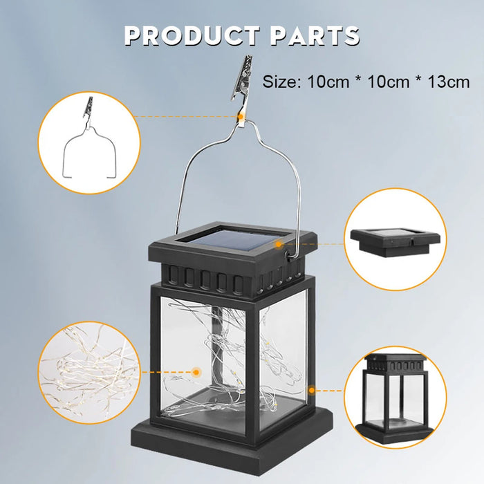 LED Solar Pillar Light Waterproof Solar Lights Outdoor Timed Remote Control Garden Sunlight for Fence Pathway Outdoor Decor Lamp