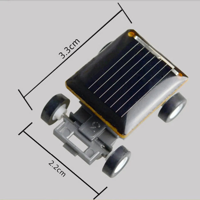 Solar Power Mini Sports Car Smaller Solar Power Project Car Mini Toy Car Educational Gadget Kids Gift Funny Racer